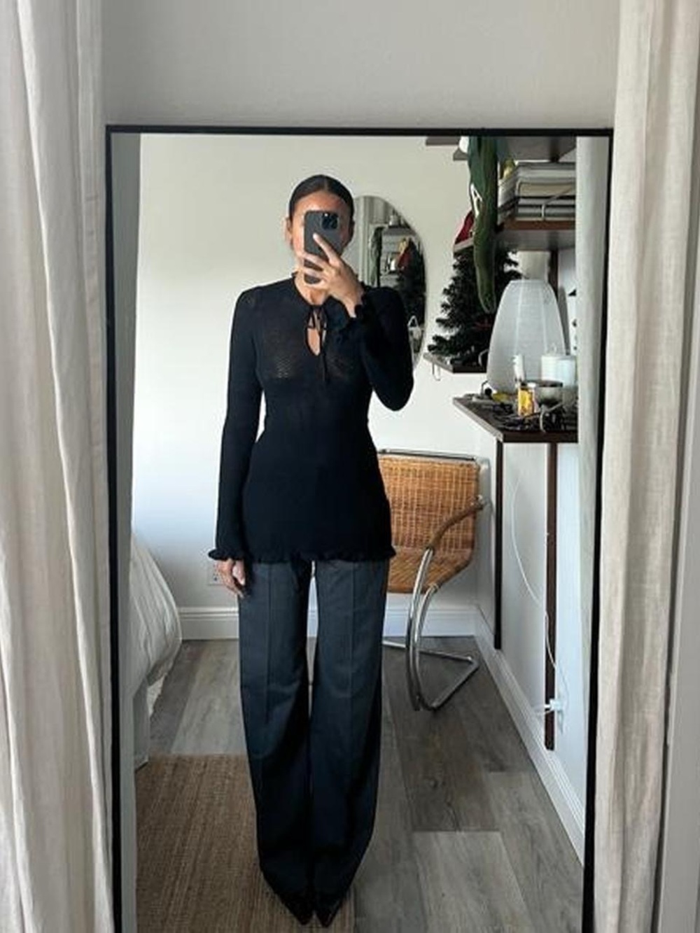 Mirror Palais sample knit long sleeve dress or top